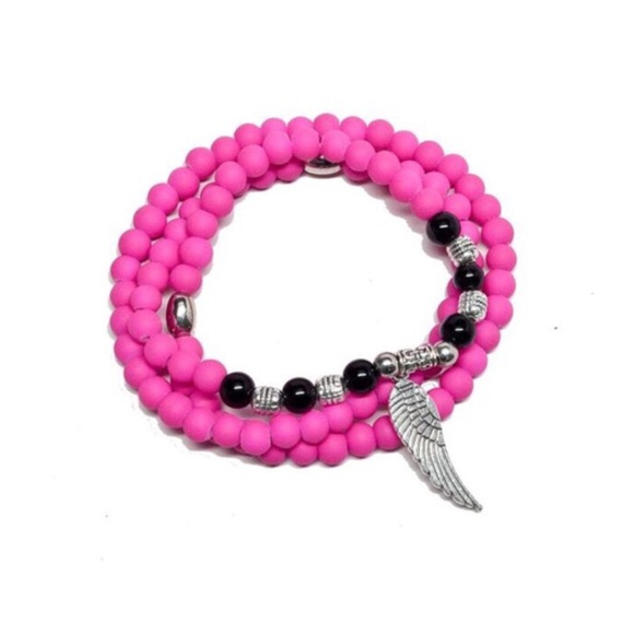 **SALE**Neon Wing Charm Bracelet! - Picture 3 of 4