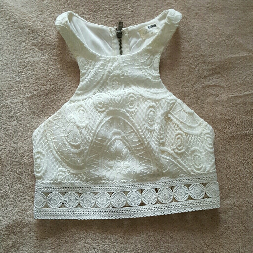 Beautiful white crop top