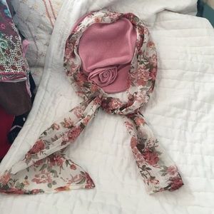 Cute hat/scarf combo