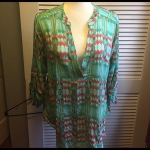 Renee C multicolor blouse