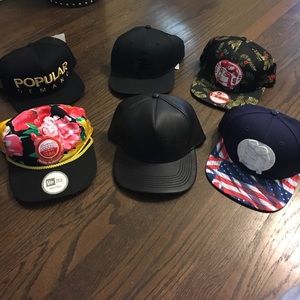 Floral Men's Snapback Hat