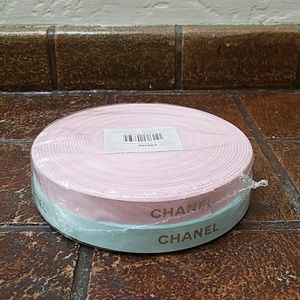 Chanel pink and blue ribbon