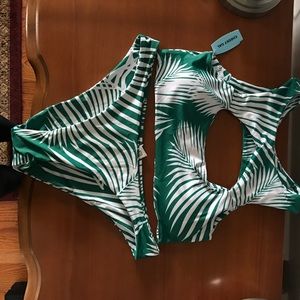Cupshe palm leaf bikini