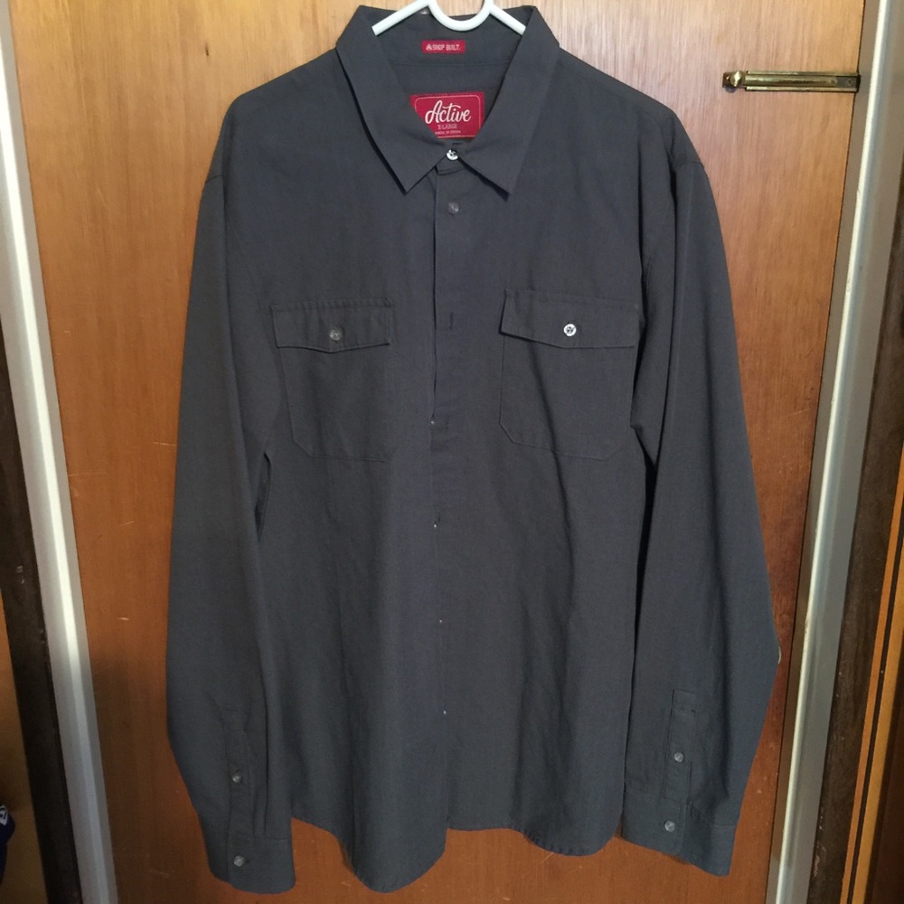 Mens Active ride shop dress shirt