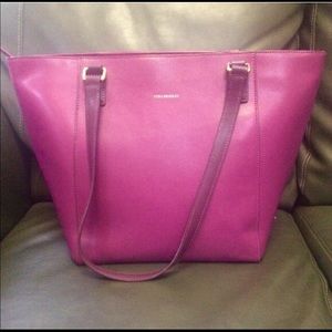 Vera Bradley Genuine Leather Small Ella Tote