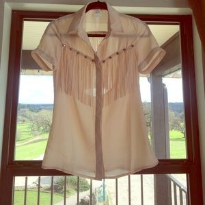 western style fringe shirt
