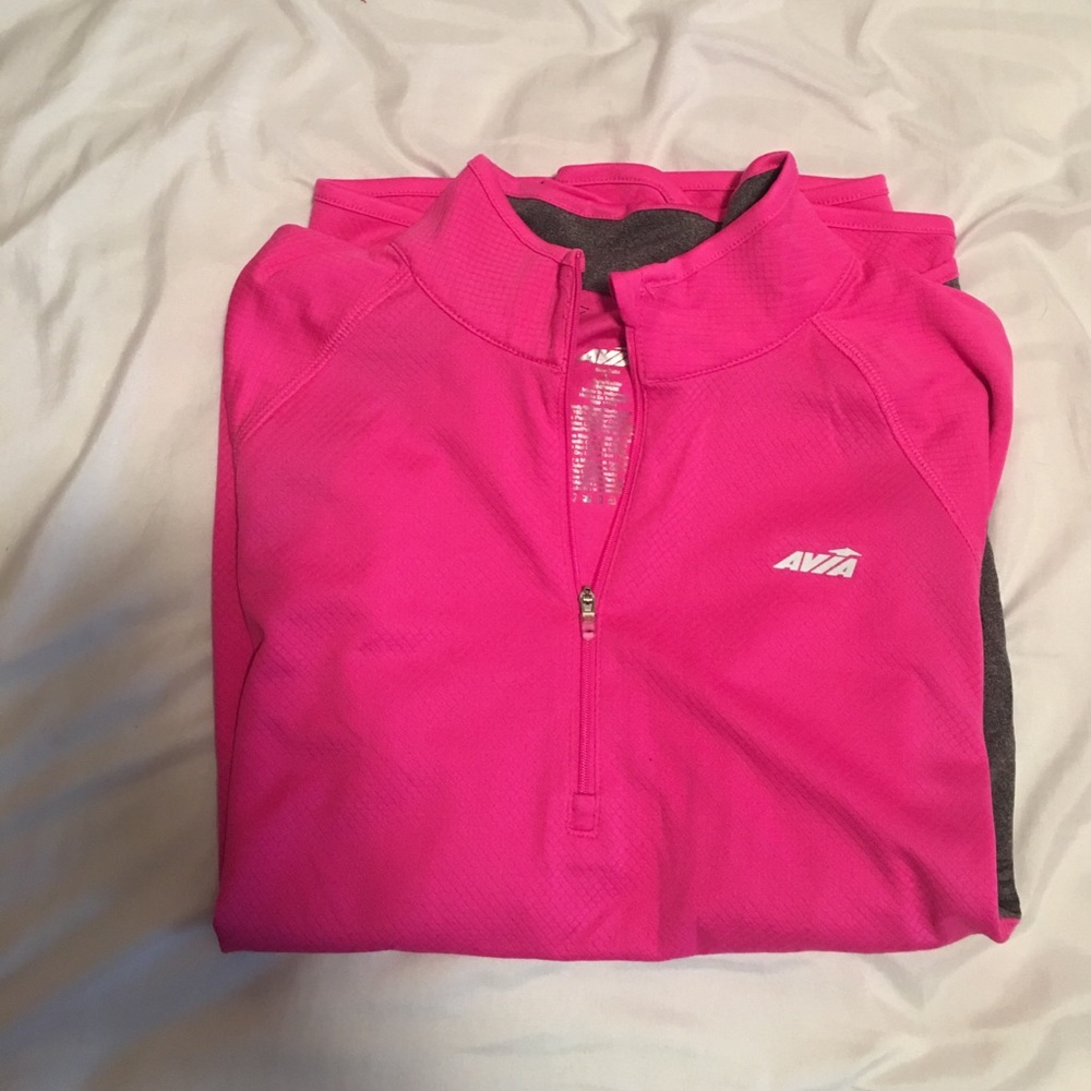 Athletic 1/4 zip jacket.