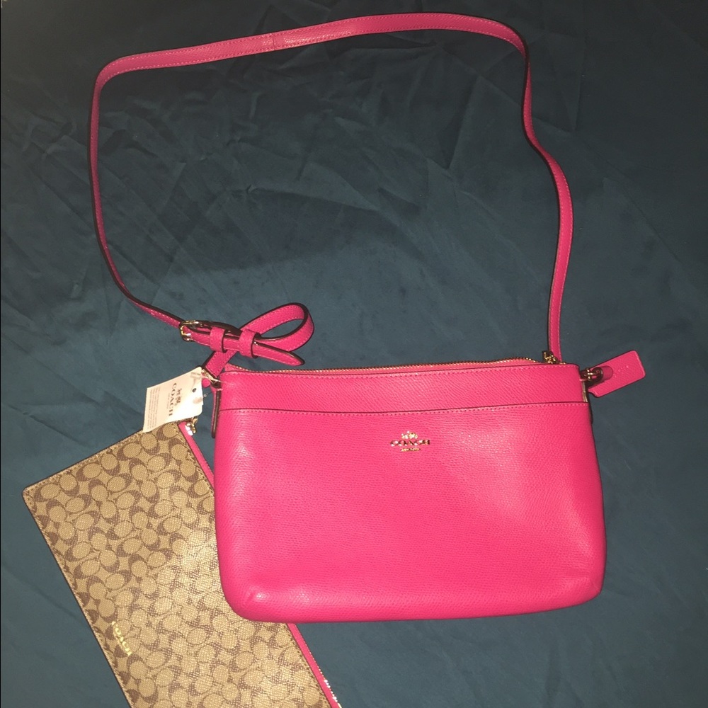 Brand New Unused Pink Coach purse