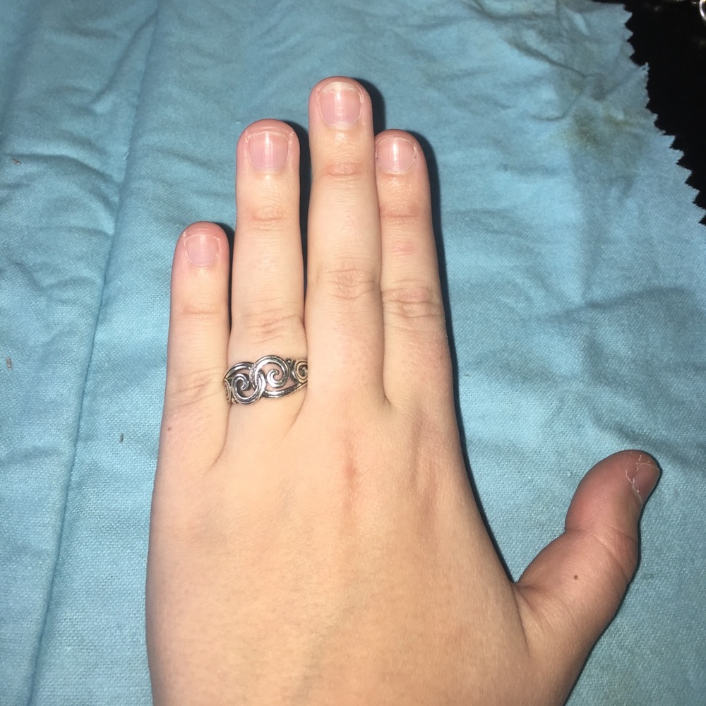 James Avery silver gentle wave ring