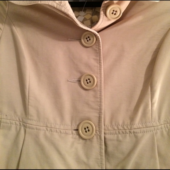 [Mossimo] A-line khaki trench coat. - Picture 2 of 5