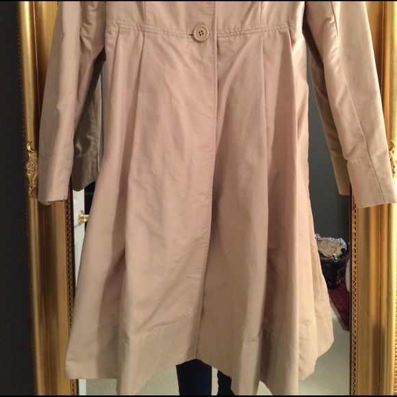 [Mossimo] A-line khaki trench coat. - Picture 3 of 5