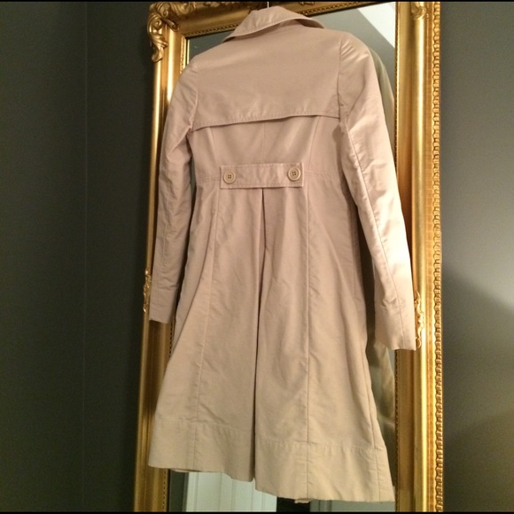 [Mossimo] A-line khaki trench coat. - Picture 4 of 5