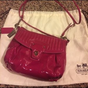 Hot Pink Coach cross body!