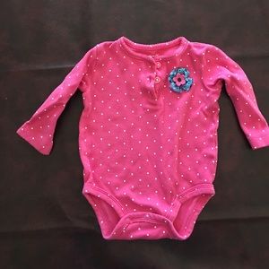 Carters long sleeve onesie