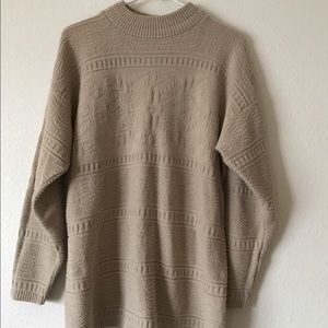 Beige Turtleneck