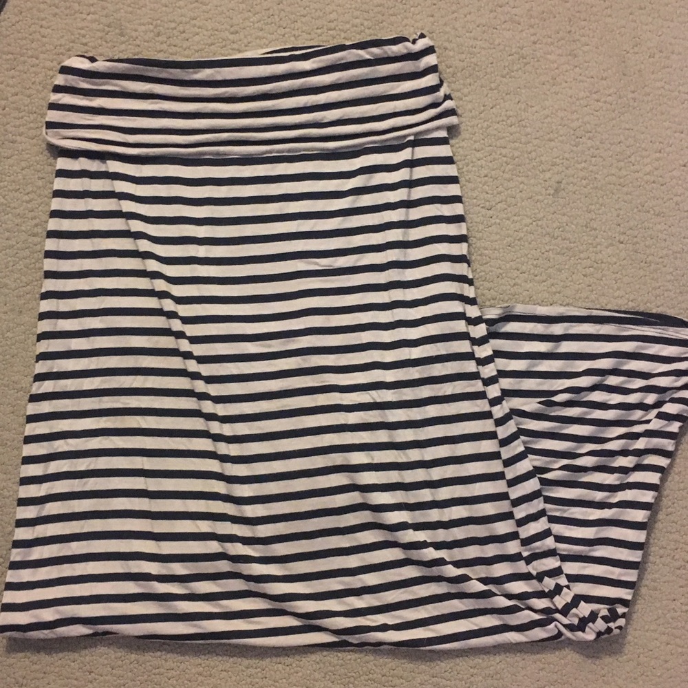 Forever 21 striped maxi skirt