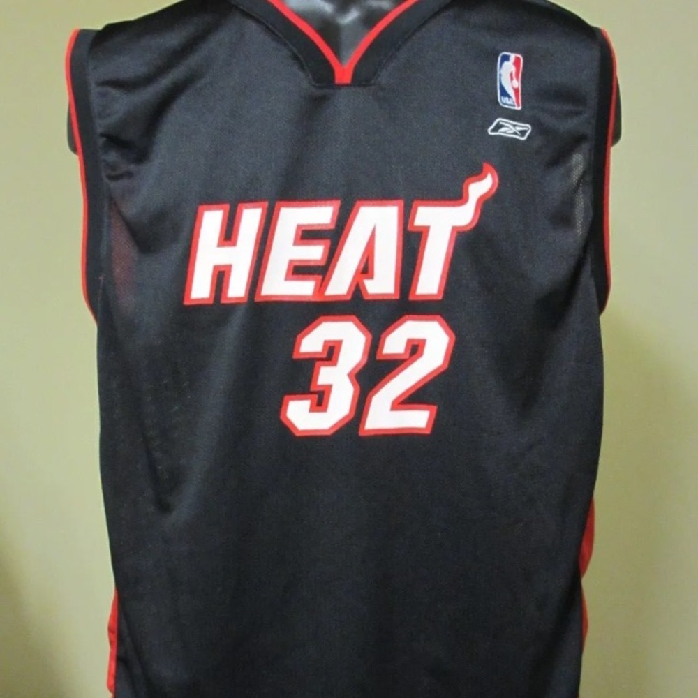 REEBOK MIAMI HEAT JERSEY - SHAQUILLE O' NEAL SZ XL
