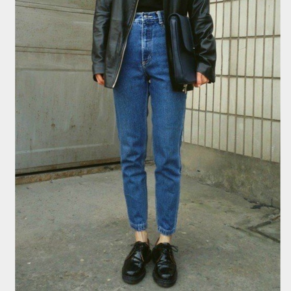 vintage blue mom jeans