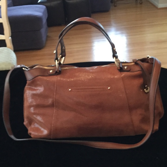 B MAKOWSKY SOFT LEATHER SATCHEL W/ATTACHED STRAP - Picture 2 of 4