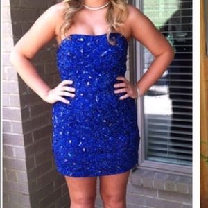 Royal blue prom dress 2017