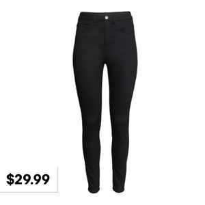 Black high waisted H&M pants 🖤