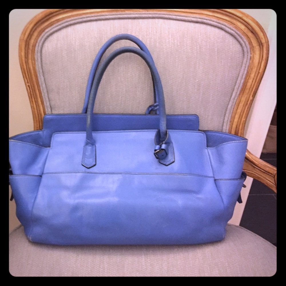 Reed Krakoff blue leather handbag