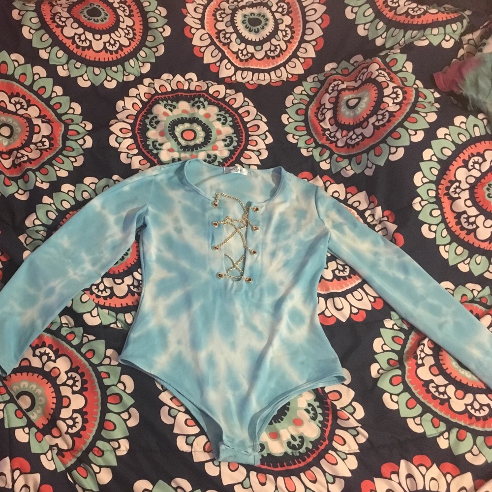 Tie dyed body suit