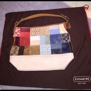 COACH patch work handbag