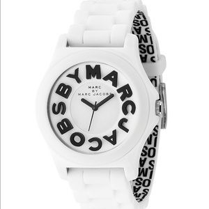 Marc by Marc Jacobs "Sloane" White Rubber Watch