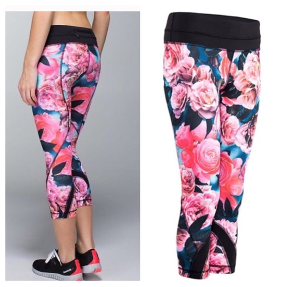 lululemon athletica Pants - 🌷 Lululemon floral crops