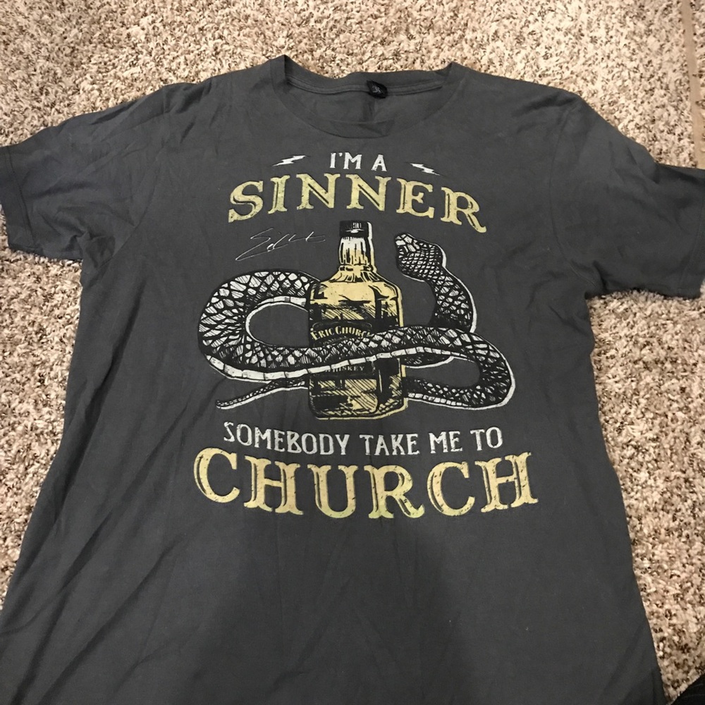 Mens Eric Church Concert Tee