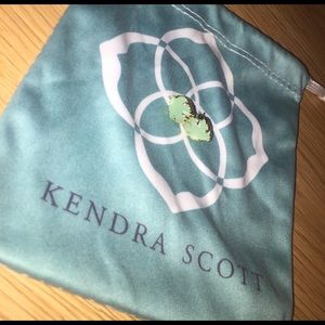 Mint green Kendra Scott stud earrings