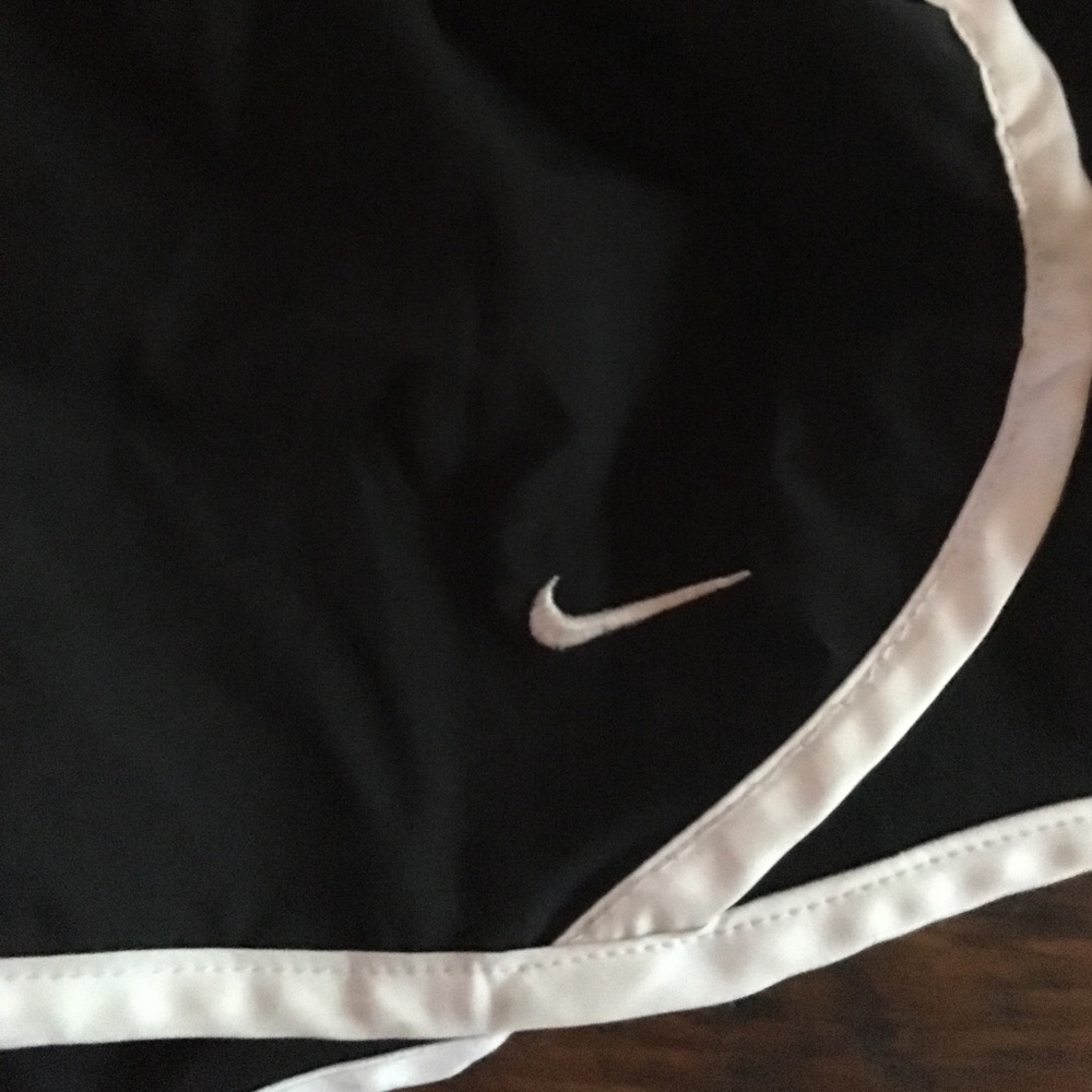 Nike white and black short. Girls