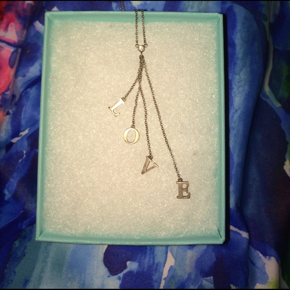L.O.V.E. Letters Tiffany & Co. Diamond necklace