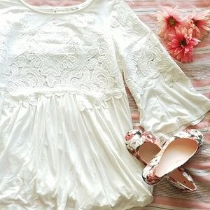 New Arrival - White Embroidered Tunic