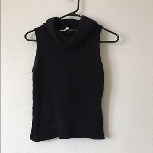 Slouch neck crop top