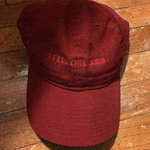 "I feel like Pablo" hat from NYC pop up shop
