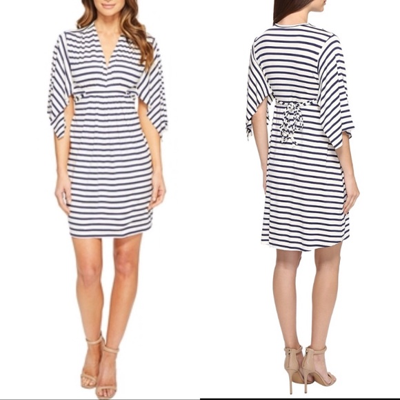 Rachel Pally Dresses & Skirts - NWT Rachel Pally Navy Striped Mini Caftan Dress