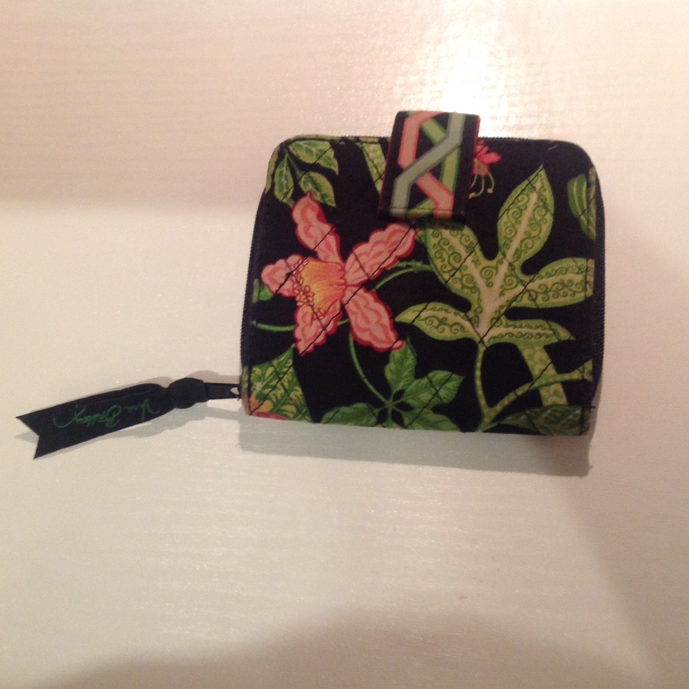 Vera Bradley Mini Zip Wallet in Botanica