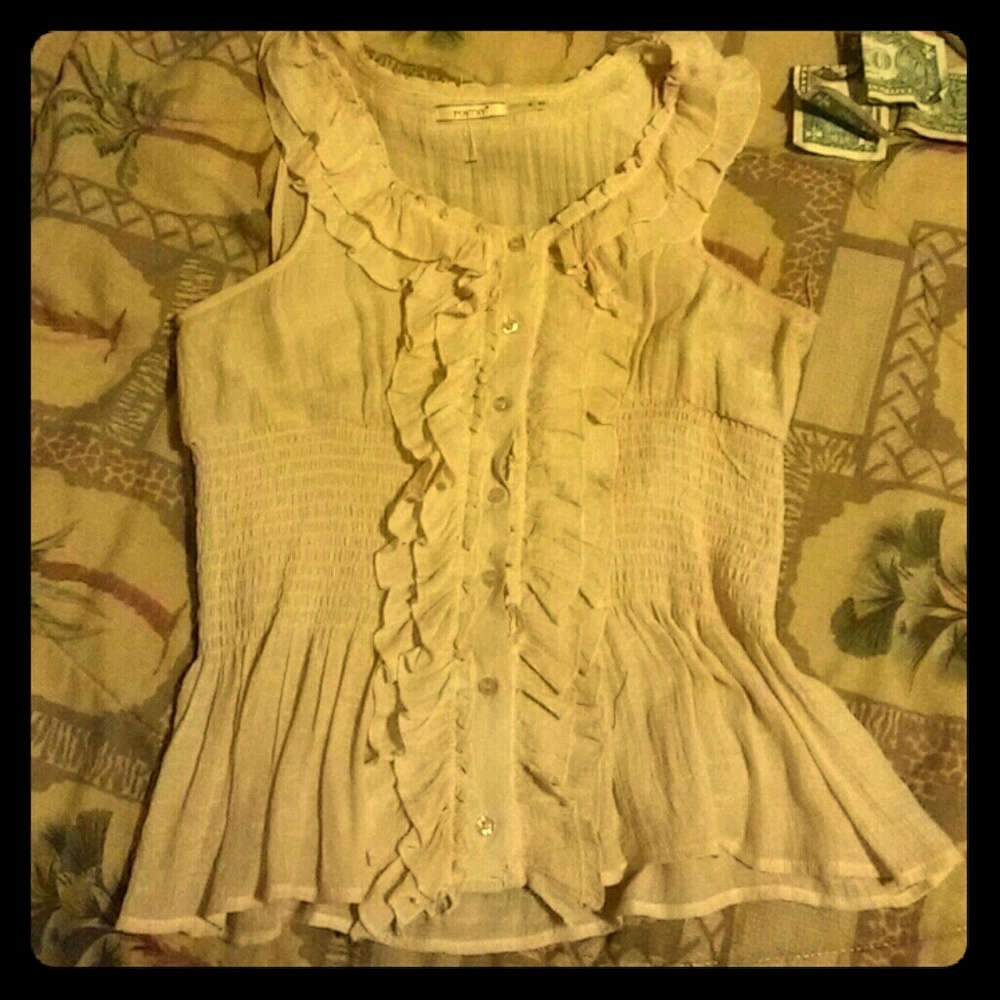 Ruffled blouse