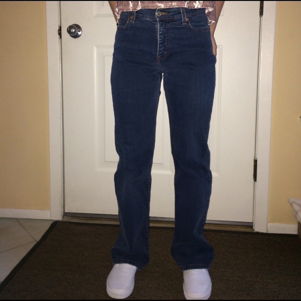 High waisted Levi's jeans