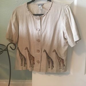 Short sleeve blouse