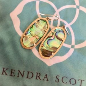 Kendra Scott Elle earring in Abalone Shell
