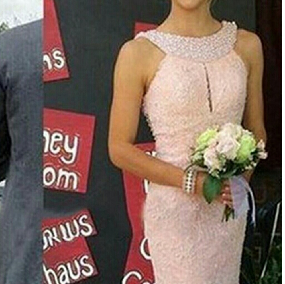 Pink prom dress