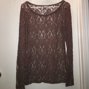 Lace layering top