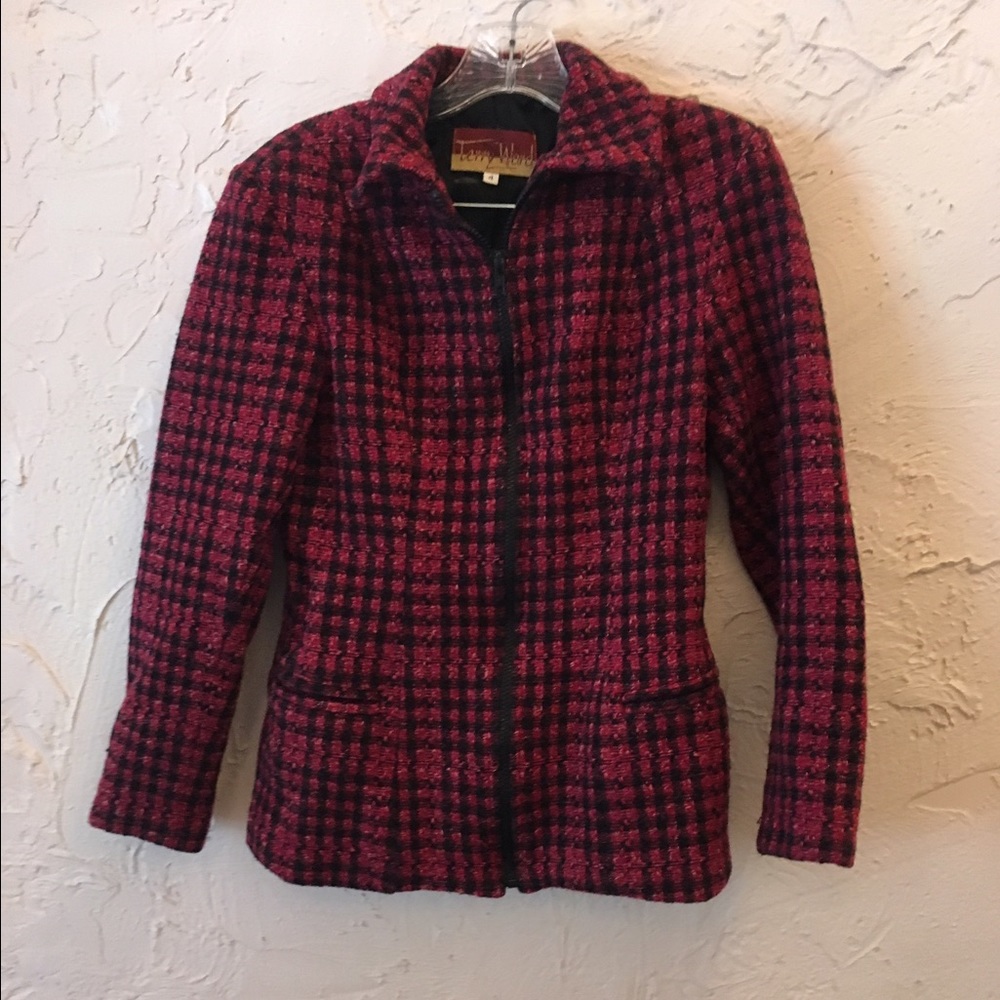 Terry Ward Plaid Jacket