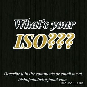 What's your ISO?