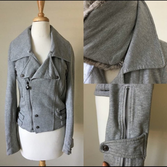 Twisted Heart💕 Rabbit Fur Collar Blazer Jacket - Picture 2 of 4