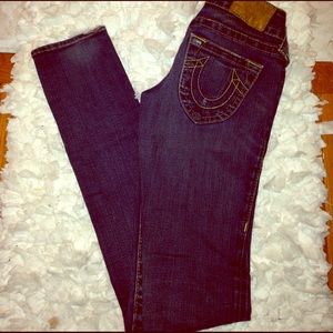 Authentic Low Waisted True Religions - size 24.