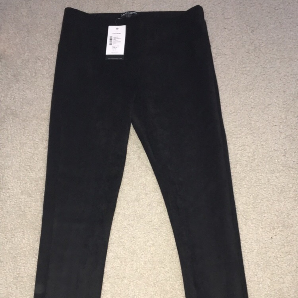 Brand new David Lerner New York suede pants